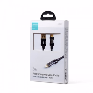 USB laidas Joyroom S-UL012A12 juodas Lightning 120cm (iki 20W)