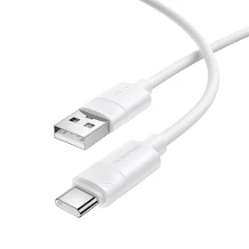 Borofone Cable BX123 Leya - USB to Typ C - 36W 3A 1 metre white