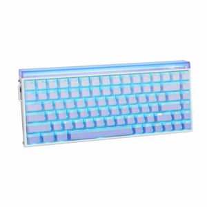 HERO84 HE White+Purple+Gradient+LIGHT JadeKing RGB AULA gasket klaviatūra