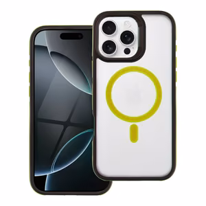 Dėklas NEO telefonui IPHONE 16 Pro Max, suderinamas su MagSafe, geltonas