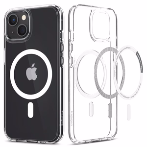 Spigen Ultra Hybrid Mag dėklas su MagSafe iPhone 13 - baltas