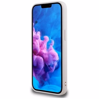 Guess Peony Script Logo Magnetinis dėklas telefonui iPhone 16e - rudas