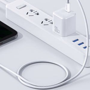 Benks Cable D46 braided (C.D.SJ.FC.WE.LA32) - Type C to Lightning - PD 27W 3A 2 metres white