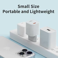 Rock sieninis įkroviklis T88 Sugar Cube Series GaN - Type C - QC 3.0 PD 33W 3A baltas