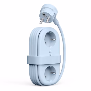 Orico AP3 65W GaN 6in1 maitinimo blokas 2x AC + 2x USB-A + 2x USB-C - mėlynas
