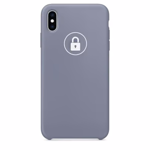 Dėklas "Silicone Case" skirtas iPhone Xs Max / Levander Gray / su įpakavimu