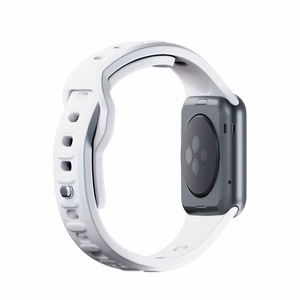 38/40/41/42 mm White (small) - 3mk Silicone Watch Strap for Apple