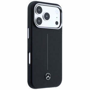 Mercedes odinis Iconic Line MagSafe dėklas iPhone 17 Pro Max - juodas