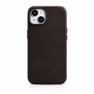 Чехол iCarer Oil Wax Premium Leather для iPhone 14 Plus магнитный кожаный с MagSafe коричневый