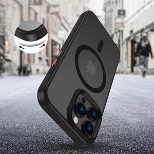 Tech-Protect MagMat Magsafe 3 rinkinys iPhone 16 Pro Max dėklas - matinė juoda