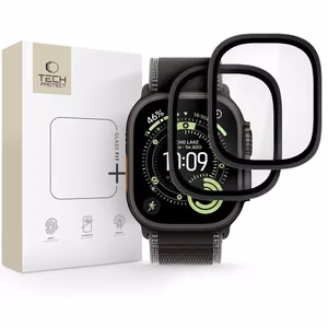 Tech-Protect grūdintas stiklas 2 vnt. Apple Watch Ultra 49mm juodas