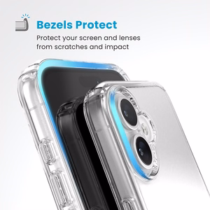 Skaidrus Speck GemShell dėklas, skirtas iPhone 16 Plus
