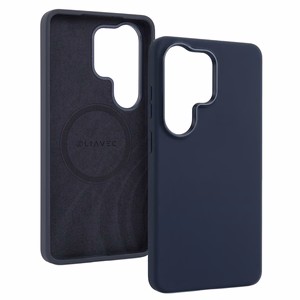 Liavec Silky Case with Metal Camera Frame for Samsung Galaxy S26 Ultra blue