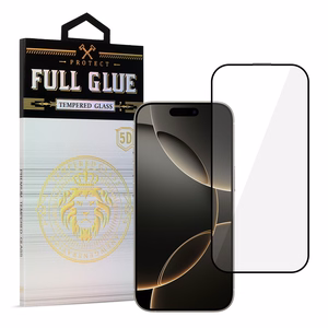 Apsauginis stiklas KIEKVIENAS Pilnas Klijai 5D IPHONE 16 PRO/17 JUODAS