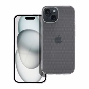 Skaidrus dėklas telefonui 2 mm IPHONE 15 (kameros apsauga) permatomas