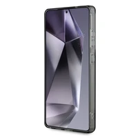 Karl Lagerfeld mygtukinis Choupette Head atspausdintas logotipas Magnētinis Samsung Galaxy S25 Ultra dėklas juodas