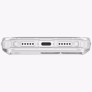 Uniq LifePro Xtreme Magclick įkrovimo dėklas telefonui iPhone 17 Pro - skaidrus su blizgučiais