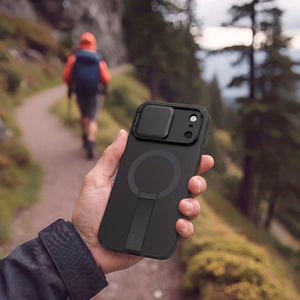 Tech-Protect Kevlar Aura MagSafe dėklas, skirtas iPhone 18 Pro / 17 Pro, juodas