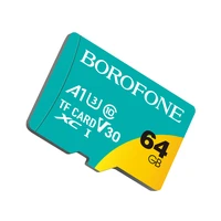 Borofone Atminties kortelė MicroSD 64GB SDHC Class10 95MB/s