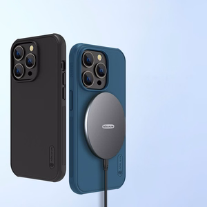 Dėklas Nillkin Super Frosted Shield Pro Magnetic Apple iPhone 14 Pro Max mėlynas