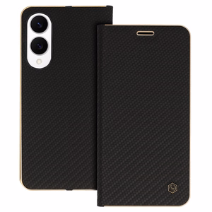 Wonder Frame anglies dėklas telefonui Samsung Galaxy S25 Edge juodas