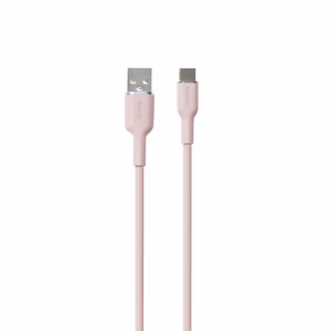 Puro Soft кабель USB-A - USB-C 1.5м - розовый