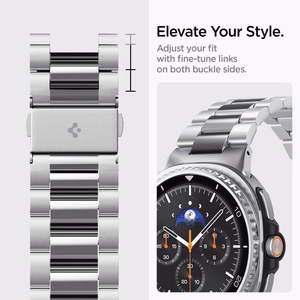 SPIGEN MODERN FIT dirželis GALAXY WATCH 8 / CLASSIC (40 / 44 / 46 MM) sidabrinis