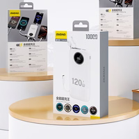 Dudao K13Pro 20000mAh išorinė baterija su įmontuotu kabeliu - balta