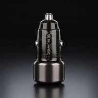 Blavec Automobilinis įkroviklis BS-05B Nitro - USB + Type C - QC 3.0 18W PD 65W (CCBS05BN-UCB) juodas