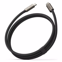 "Ringke" USB-C 3.2 Gen. PD240W kabelis 100 cm - juodas