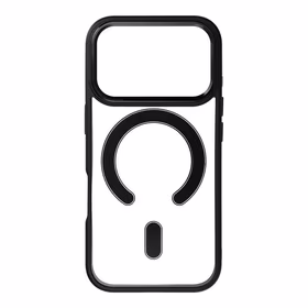 COLOR EDGE MAG COVER magnetinis dėklas telefonui, suderinamas su MagSafe, skirtas IPHONE 17 Pro, juodas