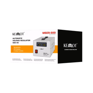 Automatinis įtampos stabilizatorius KEMOT MSER-500 (500 VA, servo variklis)