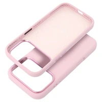 Dėklas telefonui IPHONE 17 Air Forcell F-Protect Frame Premium suderinamas su Magsafe rožinis