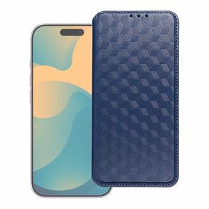 Atverčiamas dėklas iPhone 17 / 18 Cubic Book mėlynas