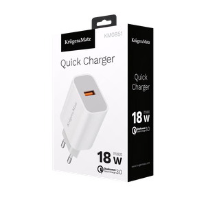 Kruger&Matz tinklo įkroviklis su Quick Charge