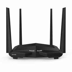 Tenda AC10 belaidis maršrutizatorius Gigabitinis eternetas Dviguba juosta (2,4 GHz / 5 GHz) Juoda