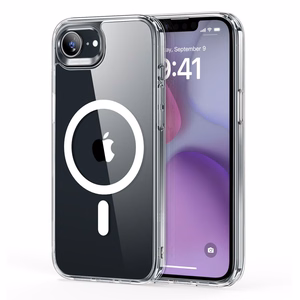 ESR Classic Hybrid Halolock MagSafe iPhone 16e dėklas - skaidrus