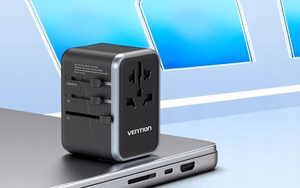 Vention 65 W GaN kelioninis adapteris ir įkroviklis 2x USB-A 2x USB-C