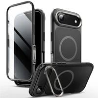 Supcase IBLSN Ares Flip Mag Magnetinis dėklas telefonui MagSafe iPhone 17 Air - juodas