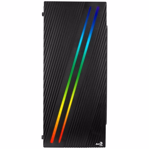 Aerocool Streak juodas Midi Tower kompiuterio korpusas