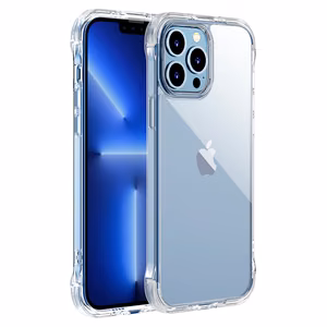 Joyroom Defender Series dėklas iPhone 13 tvirtas korpusas su kabliukais stovas permatomas (JR-BP954)