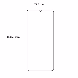 Защитное стекло 2,5D Samsung Galaxy A25 5G