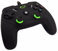 Esperanza EGG110K žaidimų valdiklis Žaidimų pultelis PC,Playstation 3 Analoginis / skaitmeninis USB 2.0 Juoda