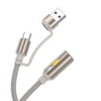 Kabelis USB A / USB C į cigarečių žiebtuvėlį Hoco 0,3 m UA38B auksinis