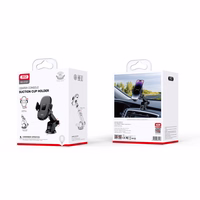 XO automobilinis laikiklis C121 juodas su siurbtuku