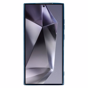 Dėklas telefonui metalinis magnetinis Samsung Galaxy S24 mėlynas