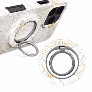 MIO White Roses Magsafe Dėklas su žiedu
