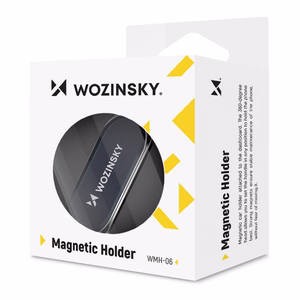 Wozinsky lipnus magnetinis automobilio laikiklis 360 prietaisų skydeliui sidabrinis (WMH-06)