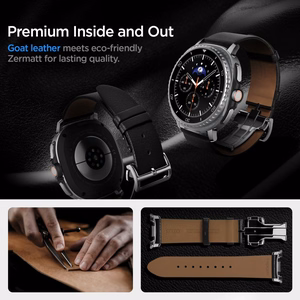 SPIGEN ENZO SAMSUNG GALAXY WATCH 8 / CLASSIC (40 / 44 / 46 MM) juodas