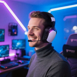 Belaidės žaidimų ausinės Acefast H11 baltos